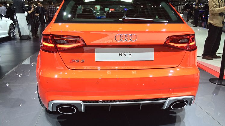 Ny Audi RS 3 på Geneve Motor Show