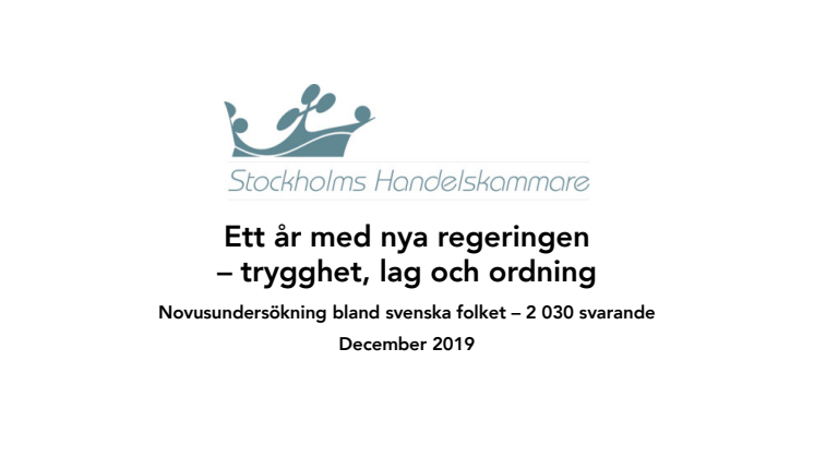 Novus om trygghets- och säkerhetsfrågor