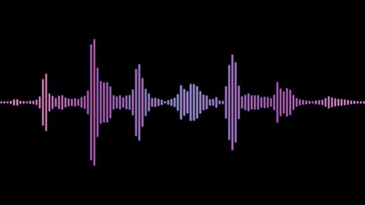 Audio Waves. Graphics: Gothenburg Book Fair