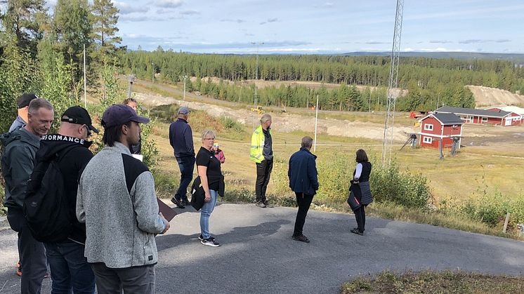 Under två dagar har SVT besökt Piteå för att planera inför TV-sändningarna under SM-veckan i mars 2022. Foto: Piteå kommun