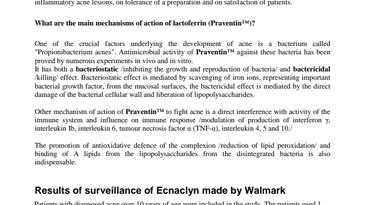 Study About Ecnaclyn