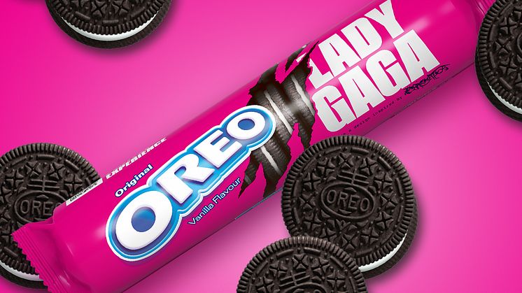OREO vil gjerne fortelle om et helt nytt samarbeid med Lady Gaga