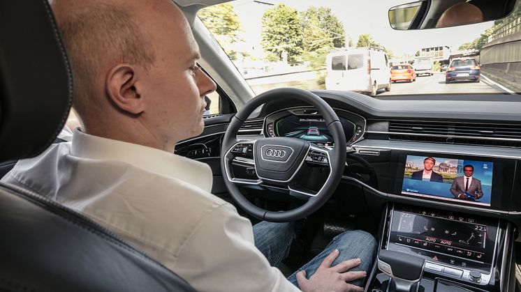 Audi AI køpilot i den nye Audi A8