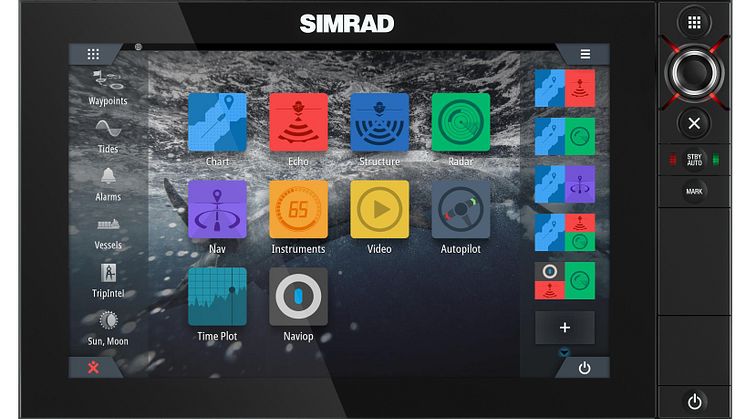 Hi-res image - The Smartgyro application is available on Simrad® series displays, including NSSevo2™