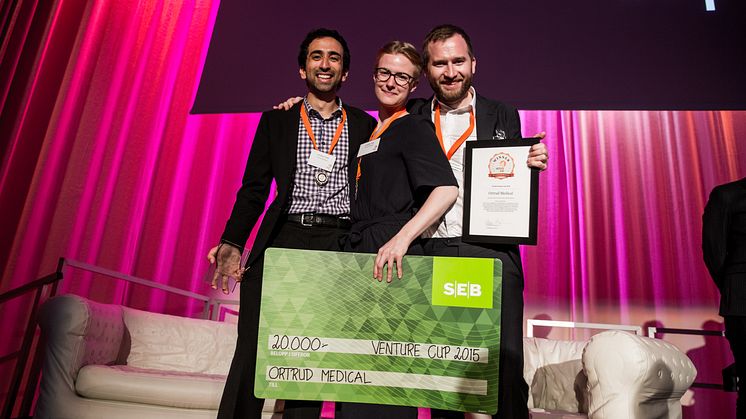 Produkt som förbättrar ett av Sveriges vanligaste ingrepp inom sjukvården vinnare stor entreprenörstävling