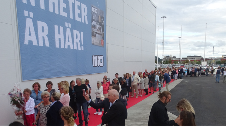 Stort intresse vid öppningen av Kungsbackas nya destination för möbler och heminredning
