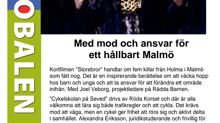 Med mod och ansvar för ett hållbart Malmö