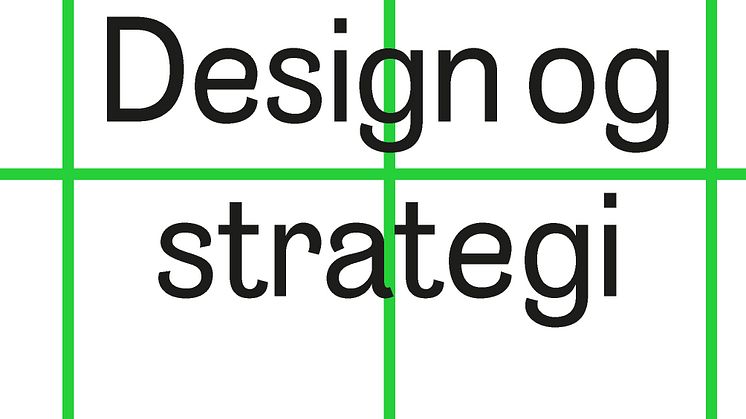 Omslag Design og strategi.