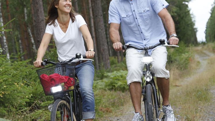 På cykel i Glasriket
