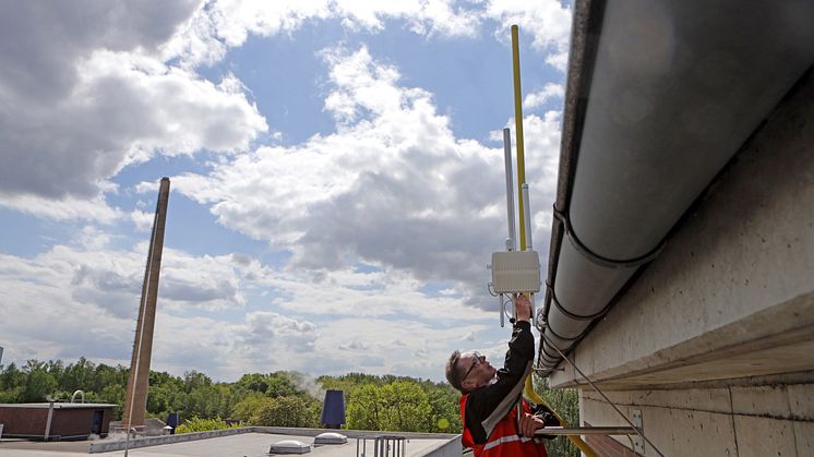 Insgesamt elf solcher LoRaWAN-Antennen wurden bisher in Braunschweig installiert.