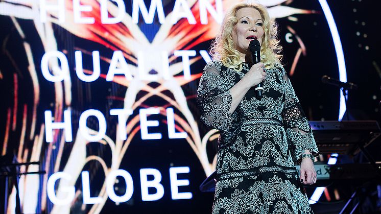 Tina Hedman, Quality Hotel Globe, korad till Nordens bästa hotelldirektör 