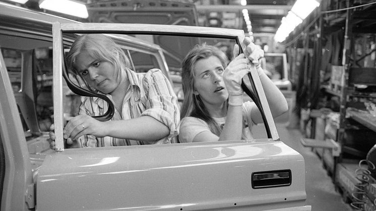 Volvofabriken i Torslanda 1976-78