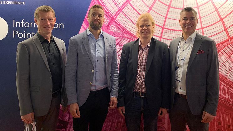 Christer Bodell, Robert Åberg, Jonas Tillström, and Einar Halvorsen (from left to right) 
