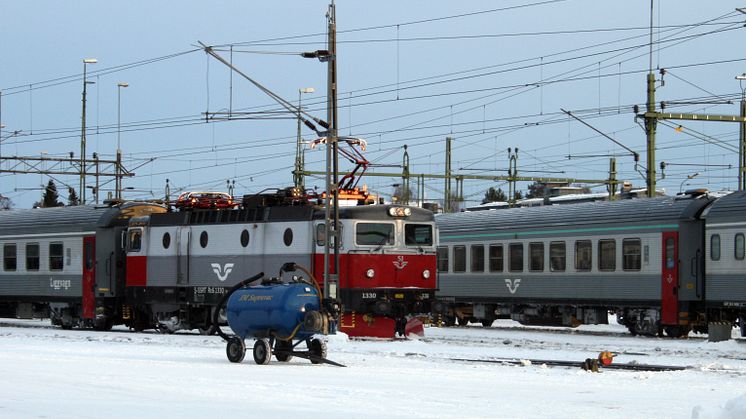 Intelligent lösning för underhåll ger säkrare järnvägstrafik