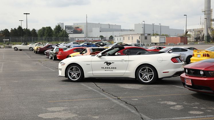 Ford Mustang nummer 10 millioner 2018