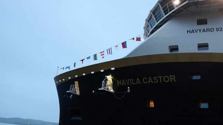 Havila Castor forsinket fra Ålesund