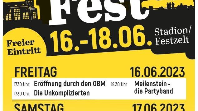 Geithainer Stadtfest: Programm 2023