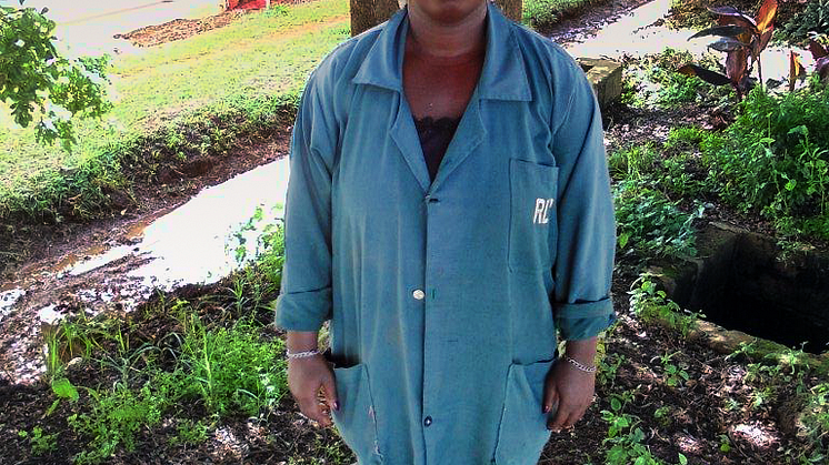 Irene-Nyambura-Kiaare, på Red-Land-roses i Kenya