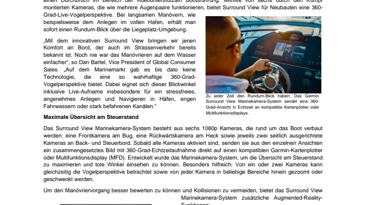 PRESS RELEASE Garmin Surround View