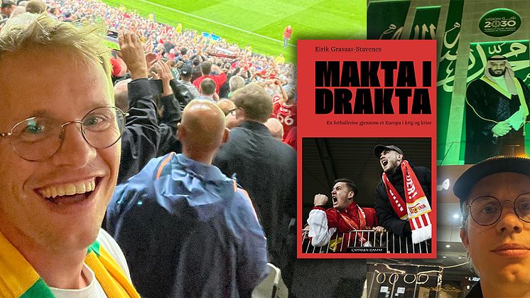 Med boka Makta i drakta tar utenriksjournalist Eirik Grasaas-Stavenes oss med på en reise gjennom et Europa der politikk og fotball påvirker hverandre gjensidig.