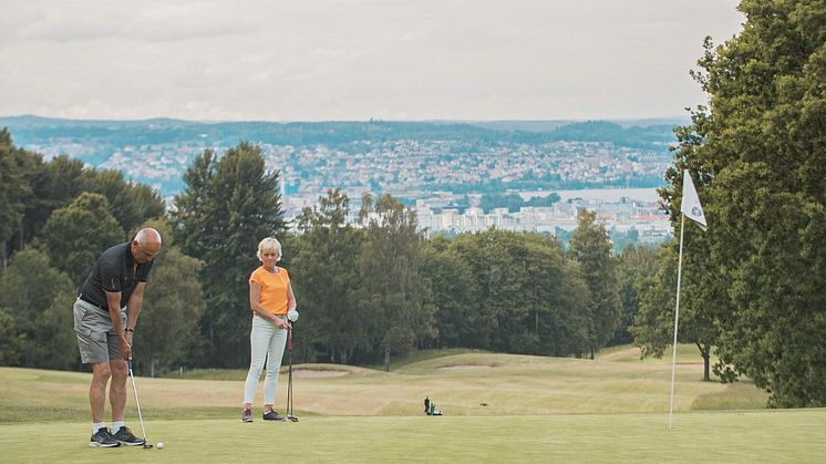 Bild från A6 golfbana i Jönköping