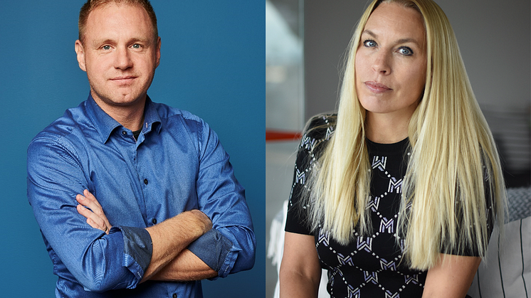 Thomas Öström och Boel Swartling - nya affärscoacher på Sting