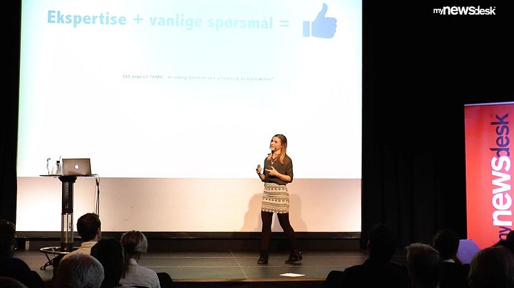 Innhold på kundens premisser, Camilla Hager - Mynewsday