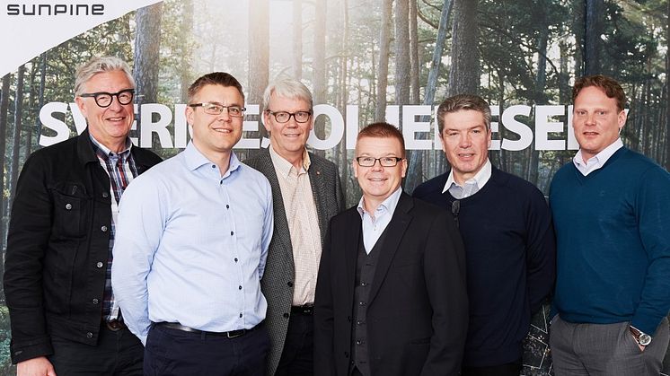 Ingemar Nilsson från Socialdemokraternas energikommission besökte SunPine 2017