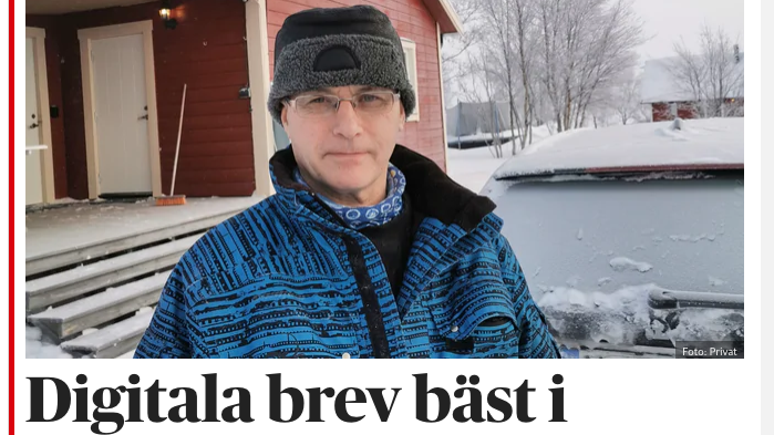 Sixten Jensen, Sveriges nordligaste invånare. Bild från dn.se