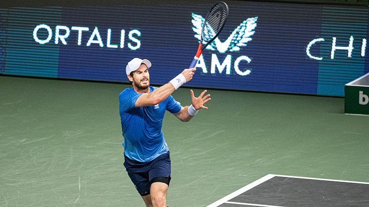 Andy Murray at the Sthlm Open