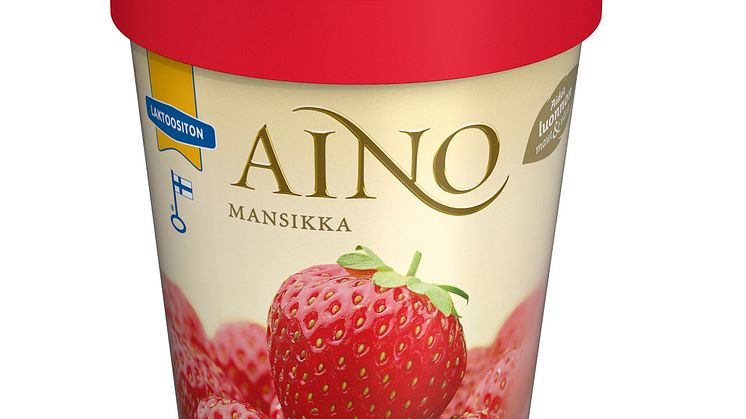 Aino Mansikka (laktoositon, 480ml)