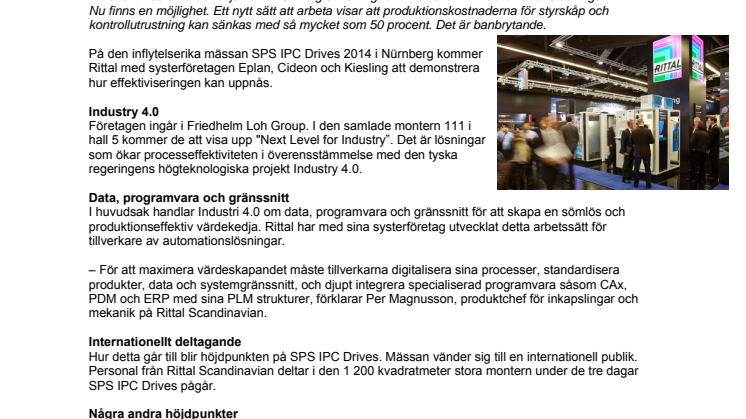 Halverade produktionskostnader för automationslösningar