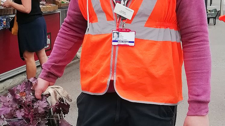 Flitwick gardening station manager Joe Healy