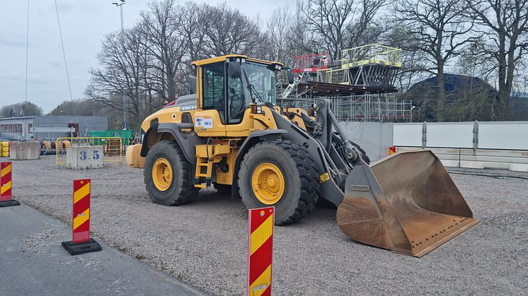 Volvo L120H på Säkerhetsparken