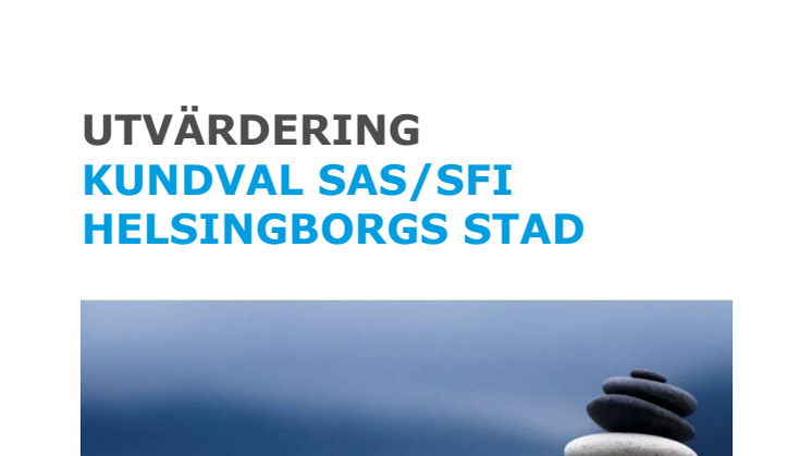 Sfi kundval utvärdering