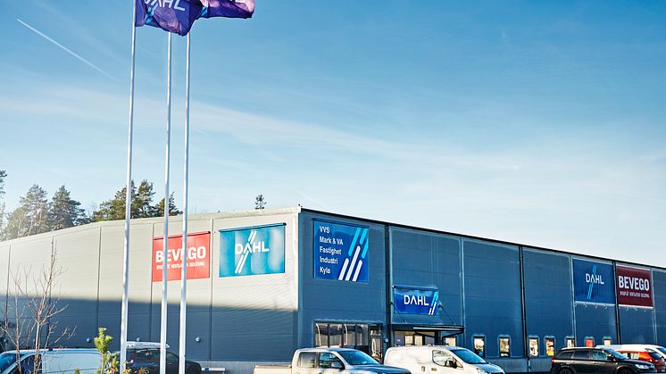 En av 75 butiker, DahlCenter i Södertälje, en sametablering med dotterbolaget Bevego. 