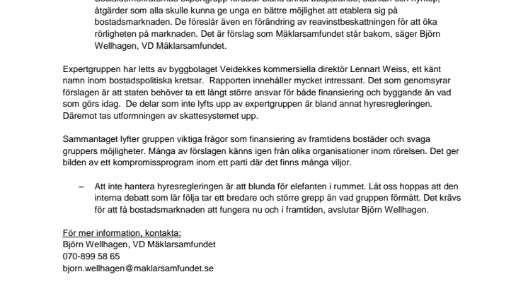 ​Socialdemokraternas nya bostadspolitik?