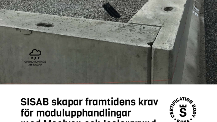 SISAB skapar framtidens krav  för modulupphandlingar  med Moelven och Isolergrund