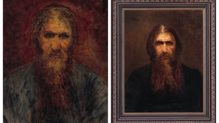 Two rare portraits of Grigori Rasputin, where he personally sat as a model, are up for auction at Bruun Rasmussen's Russian Live Auction on 2 June in Copenhagen.