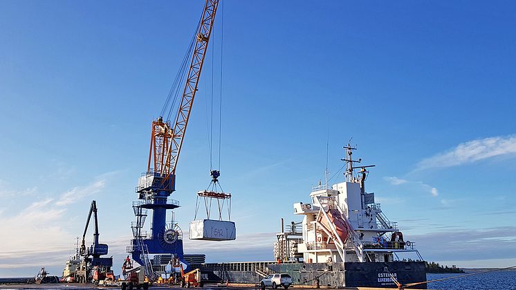 Lindbäcks is shipping units to CMP in Malmö 