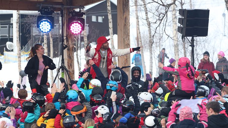 Rekordmånga besökte Hemavan under sportloven!