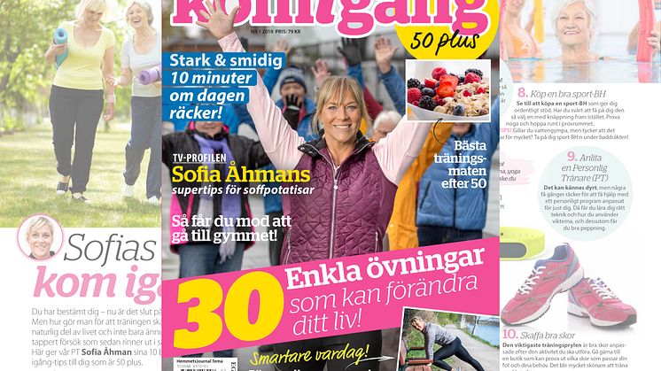 Ny tidning för träningssugna 50-plussare 