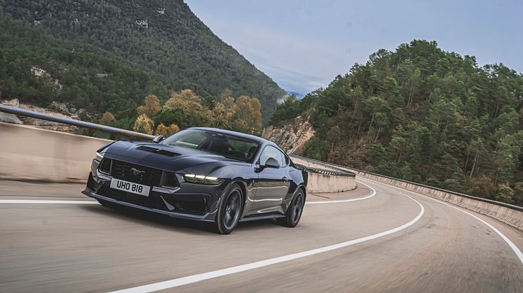 Den nye Ford Mustang kommer til Danmark i to versioner, Mustang GT og Mustang Dark Horse. 