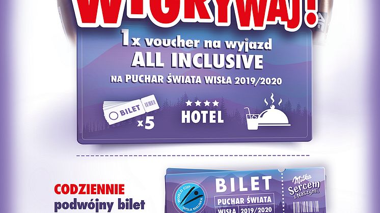 Loteria konsumencka w ramach kampanii  „Milka. Sercem z Naszymi” 