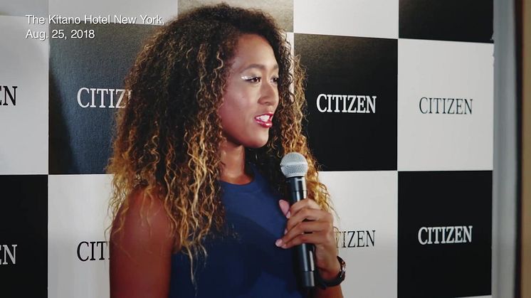 Naomi Osaka signed as CITIZEN's new brand ambassador