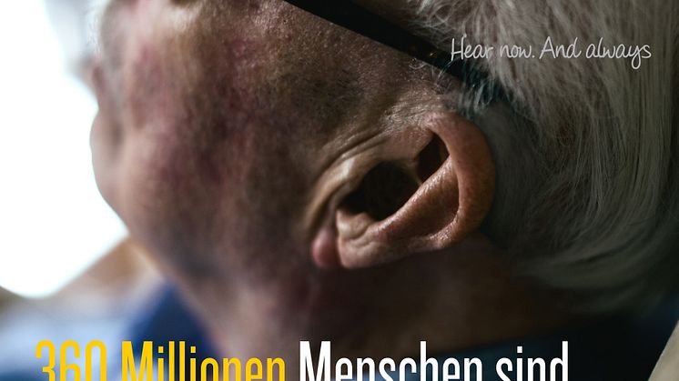 360 Millionen Menschen sind weltweit von Hörverlust betroffen. WHA Resolution vom 31. Mai 2017 hilft.