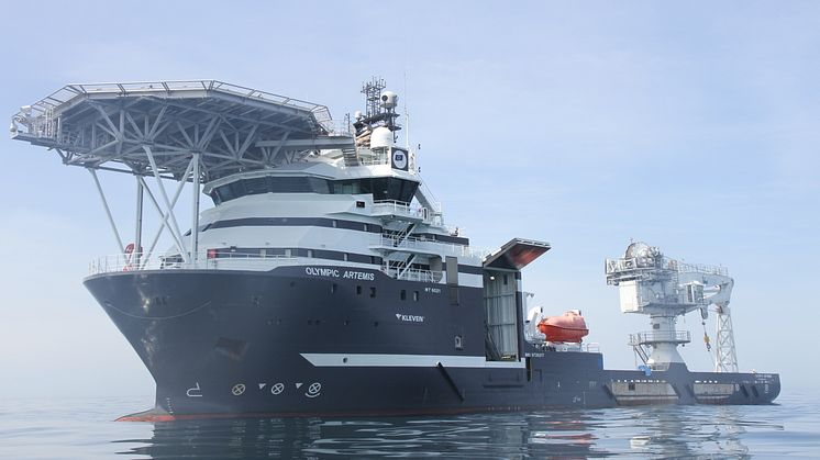 Hi-res image - Kongsberg Digital - Olympic Artemis will be the first Olympic Subsea ship to deploy Kongsberg Digital’s Vessel Insight and Vessel Performance data infrastructure and performance monitoring solutions