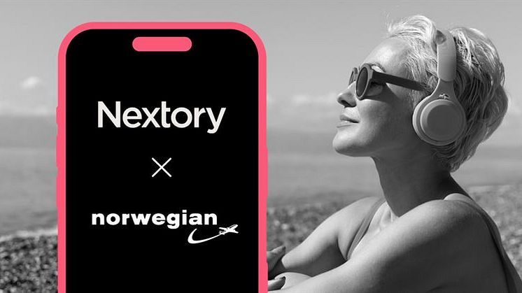 Nextory og Norwegian starter et nytt samarbeid i Norden