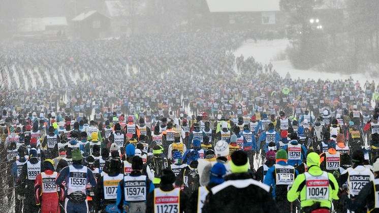 Vasaloppet 2019 starten i Berga by Sälen