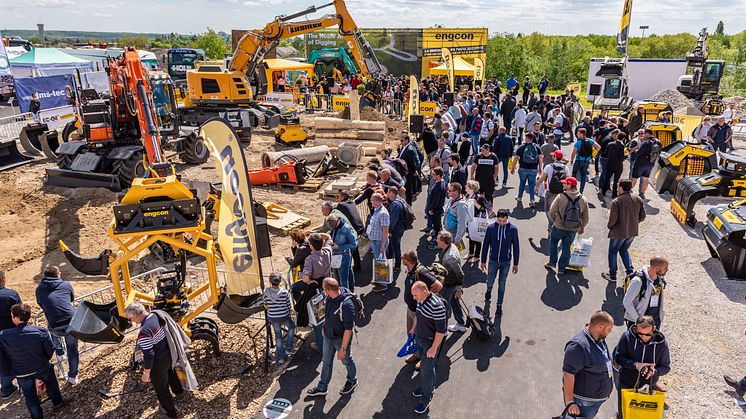 Succé för Engcon på Intermat